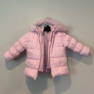 Oshkosh Bigosh 2-in-1 Puffer Coat Toddler Girl Size 2T Pink